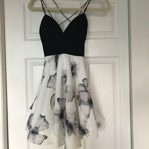 Opened back dress, worn once.